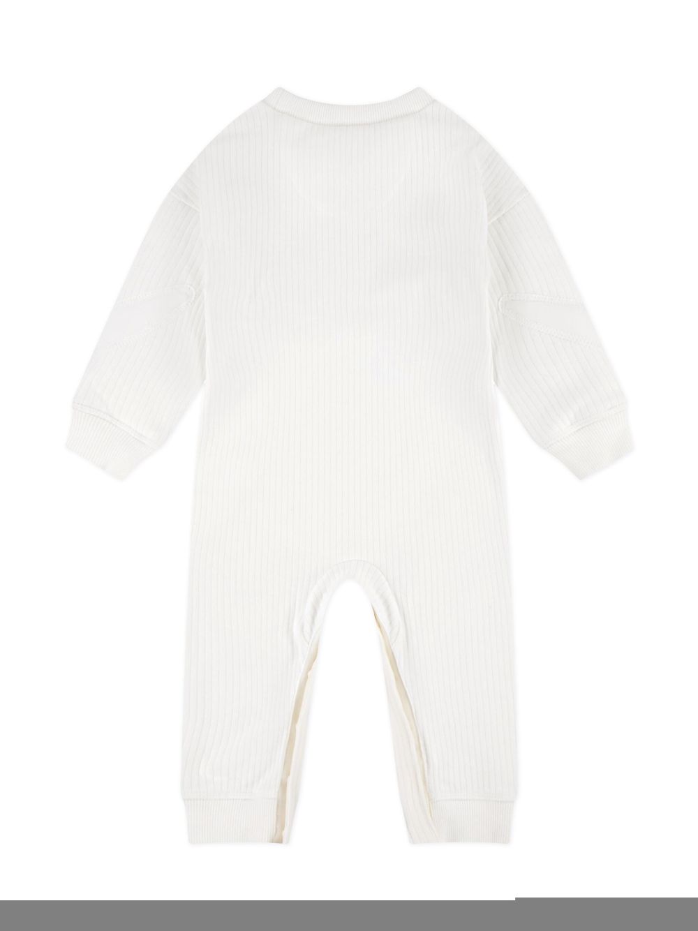 Nike Kids logo-print ribbed knit romper - Wit