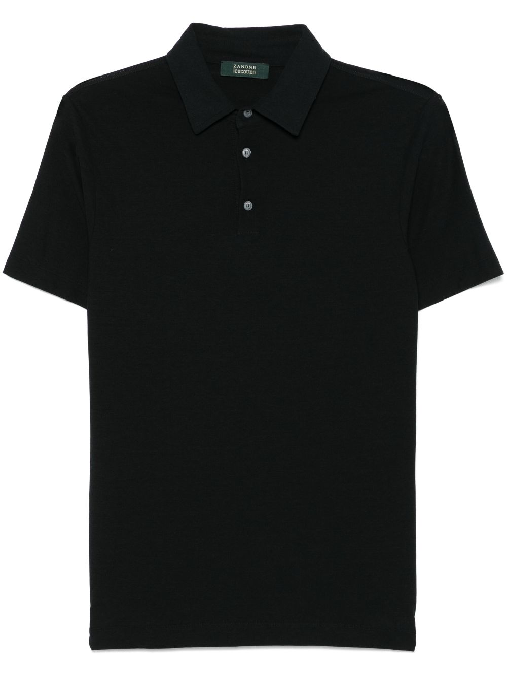 Zanone jersey polo shirt - Black