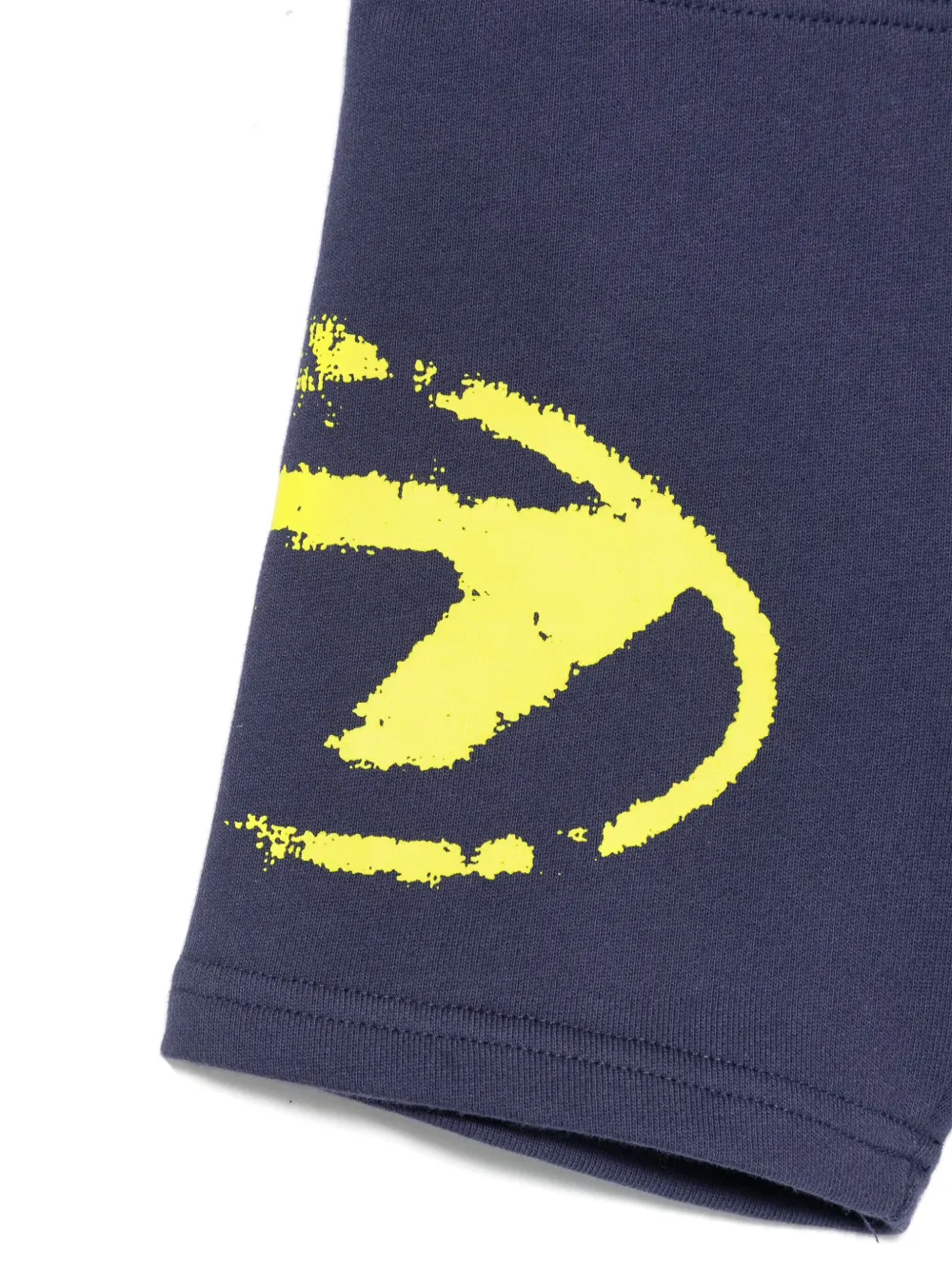 Diesel Kids Katoenen trainingsshorts Blauw
