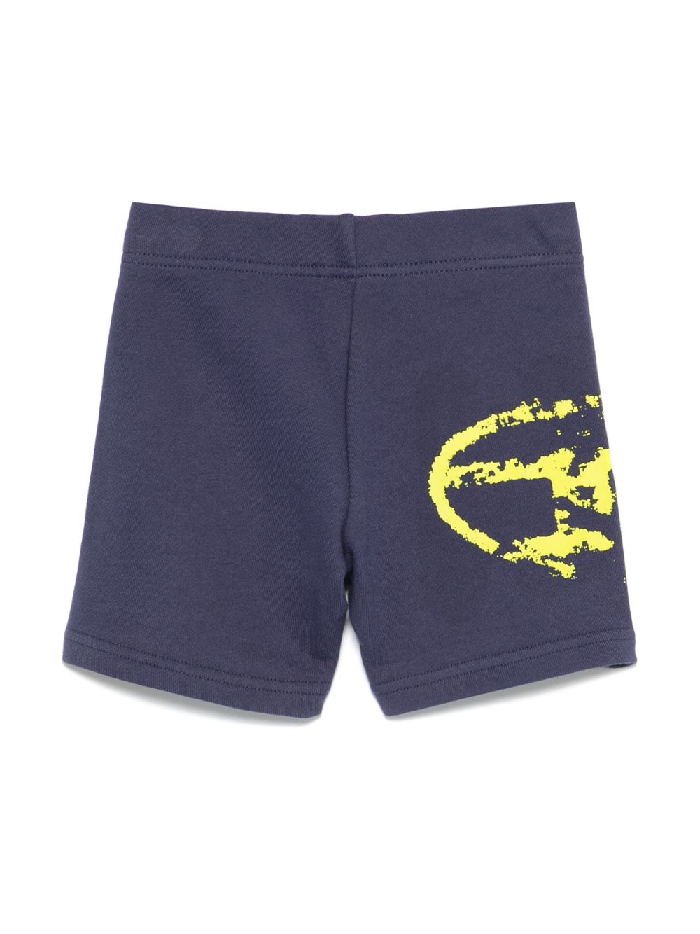 Diesel Kids cotton track shorts - Blue