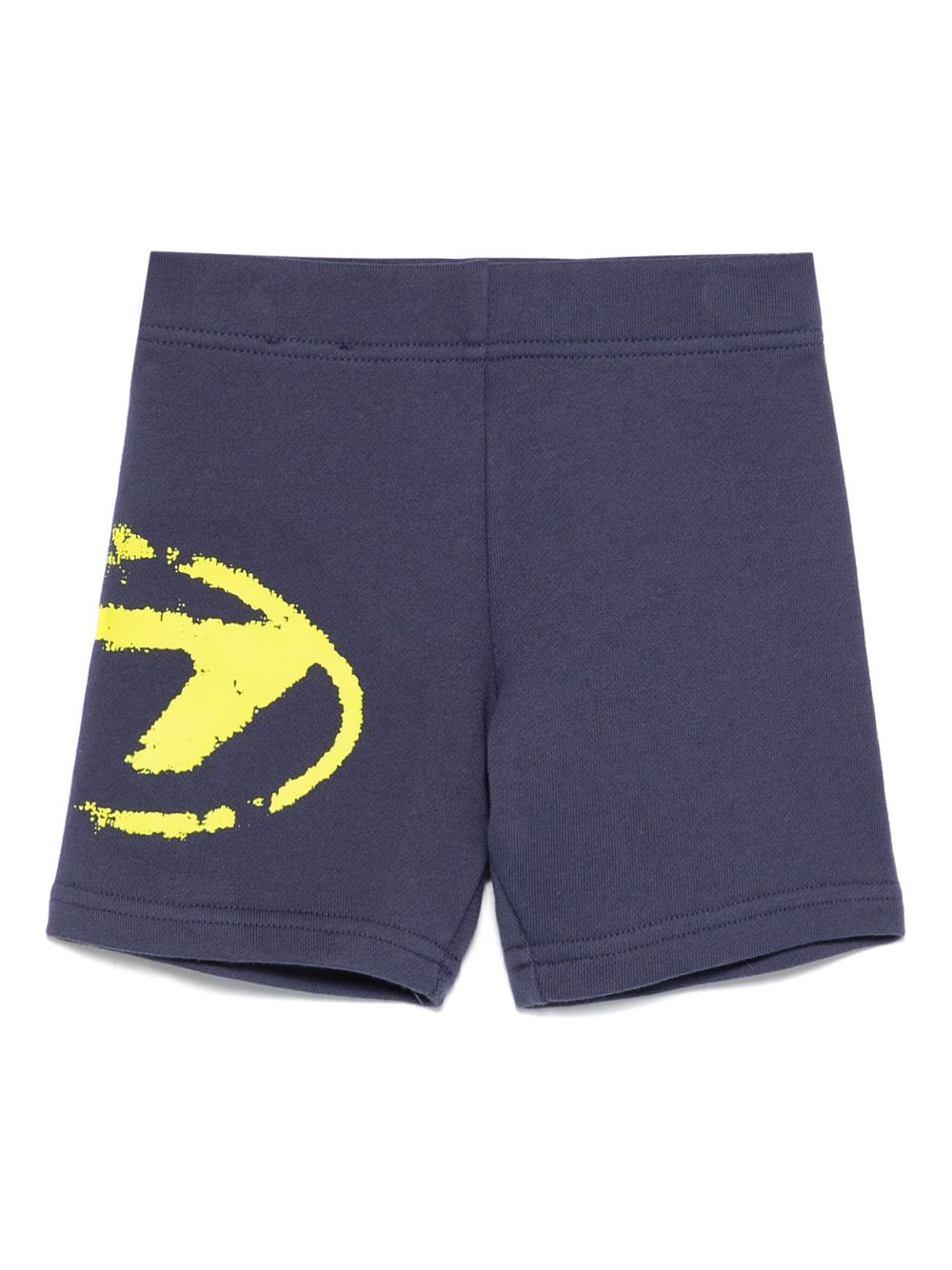 Diesel Kids cotton track shorts - Blue