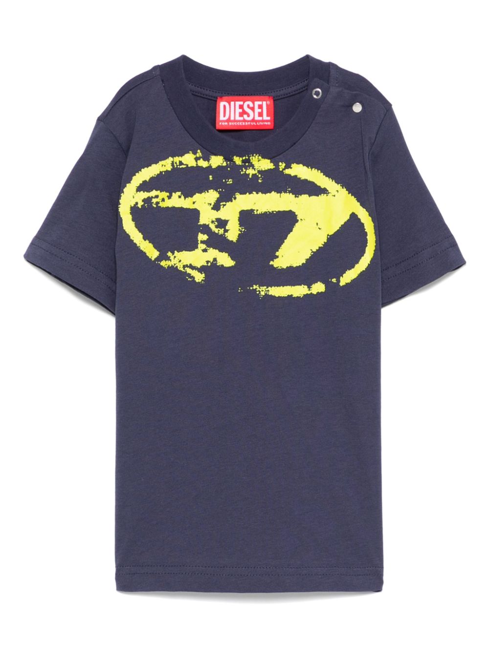 Diesel Kids cotton T-shirt - Blue