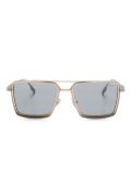 Zegna rectangle-frame sunglasses - Grey