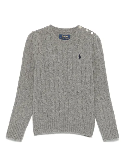 POLO RALPH LAUREN KIDS suéter en tejido de ochos