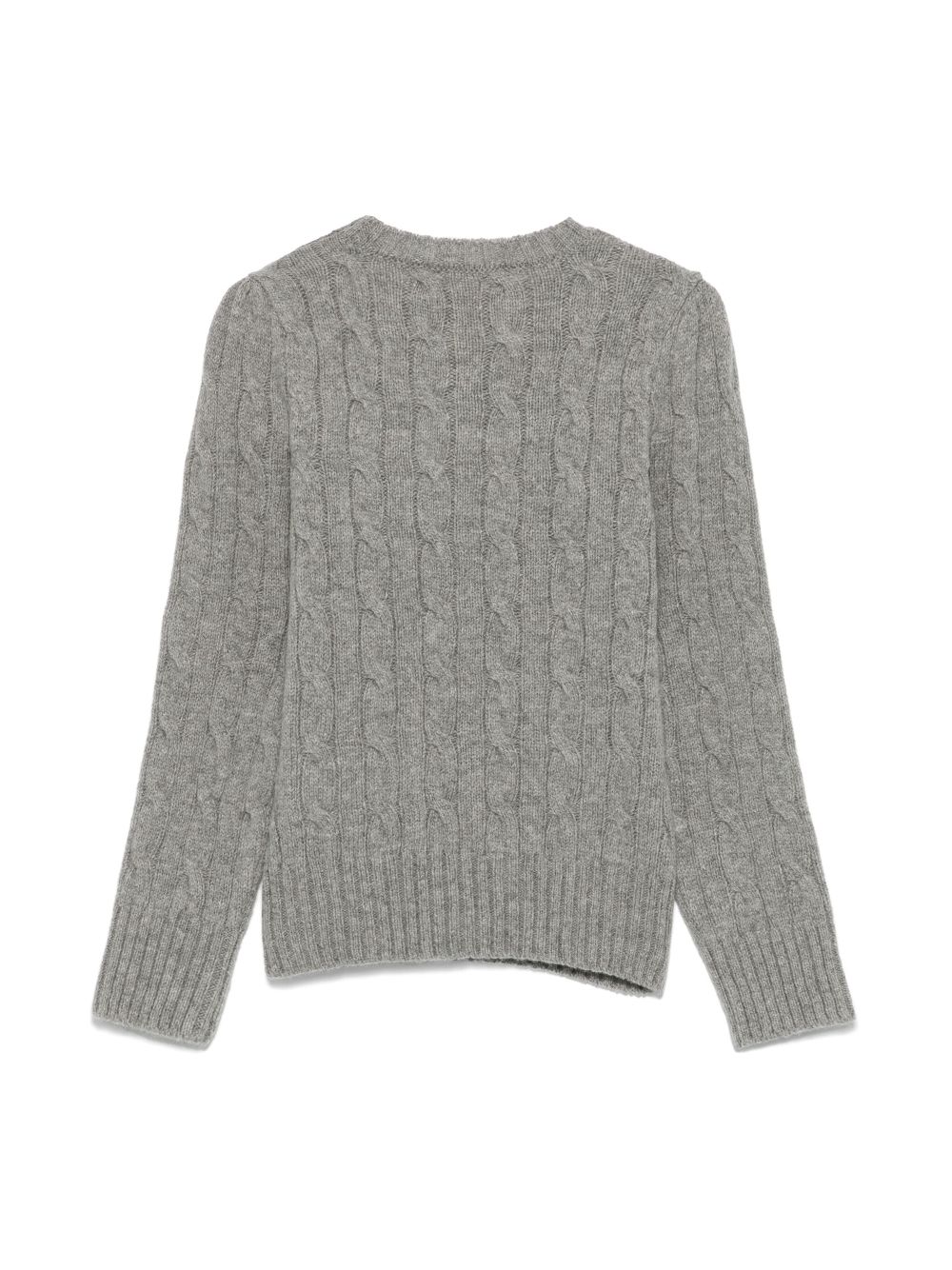 POLO RALPH LAUREN KIDS cable-knit sweater - Grijs