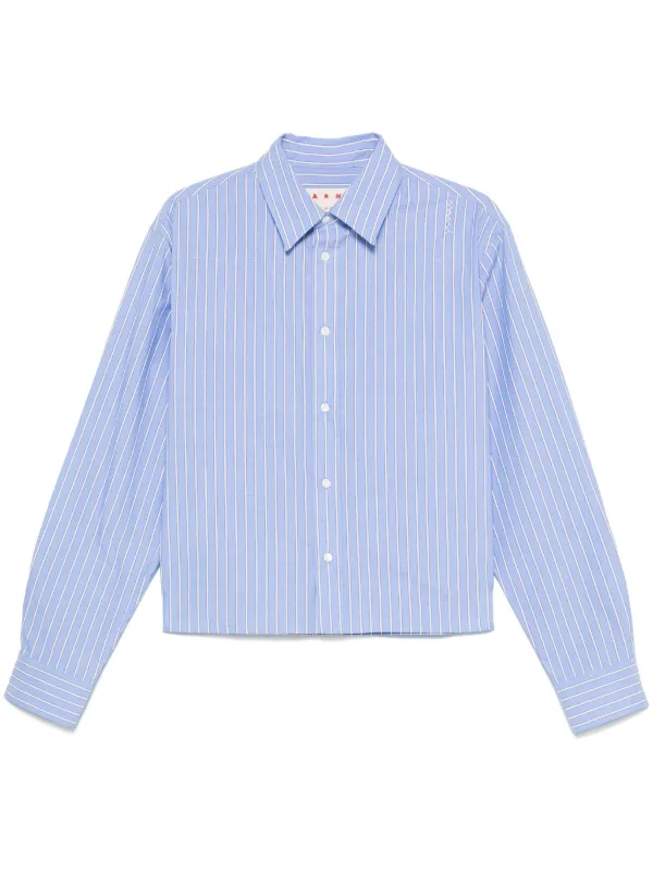 MARNI ストライプ シャツ Marni ストライプ シャツ | ブルー | FARFETCH JP
