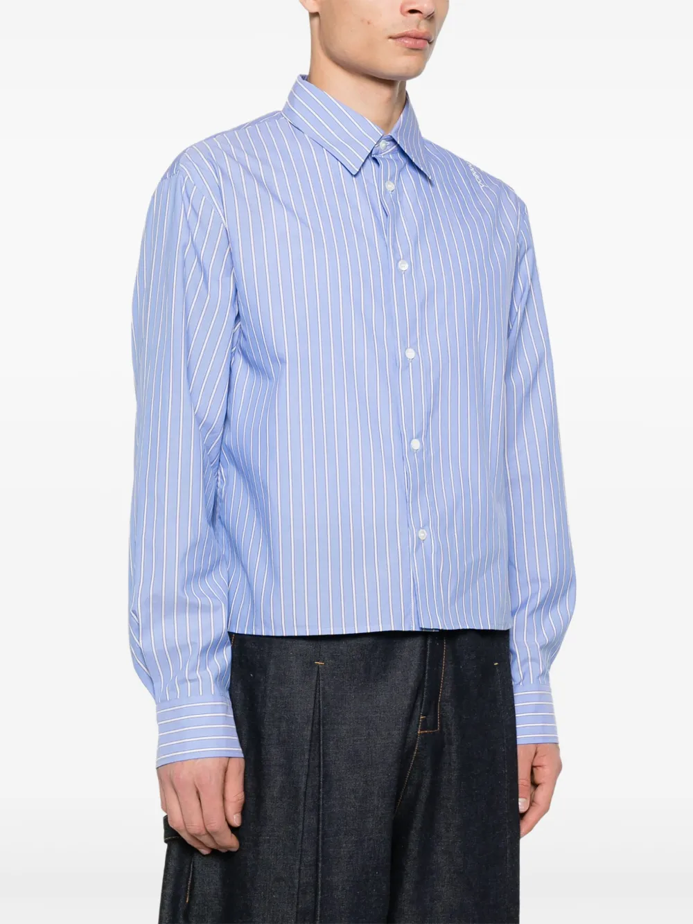 Marni Gestreept overhemd Blauw