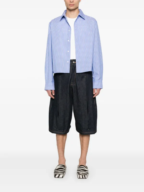 Marni ストライプ シャツ | ブルー | FARFETCH JP