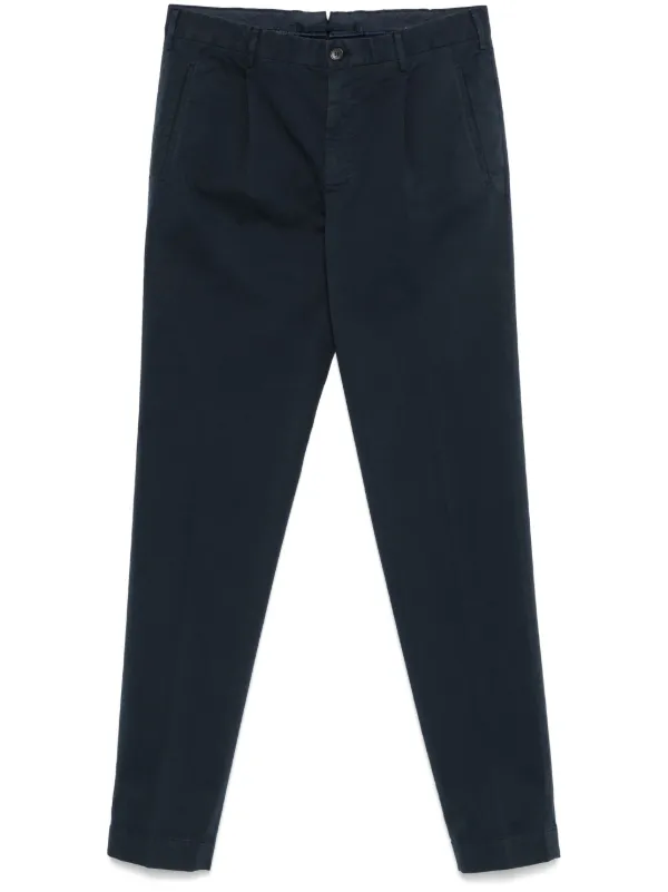 Incotex Tapered Trousers | Blue | FARFETCH RO
