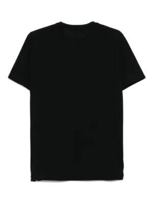 VIP【関税送料無料】希少 ZANONE BLACK COTTON T-SHIRT Zanone Men's T-Shirt Black Cotton Size 48 L Second-Hand
