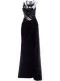 Gaby Charbachy draped gown - Black