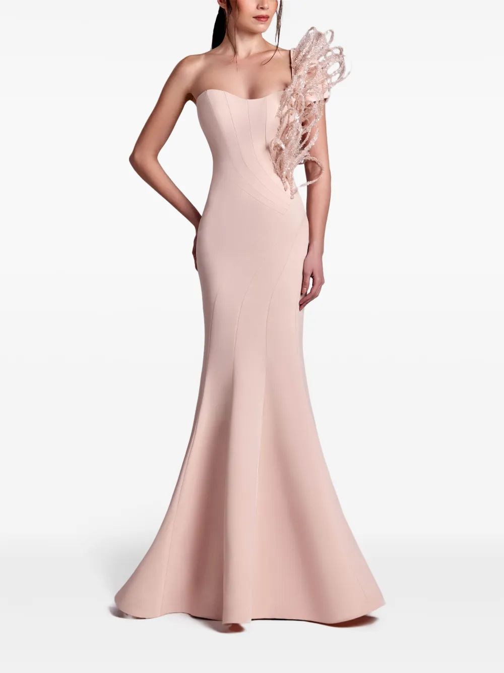 Gaby Charbachy Strapless avondjurk - Roze