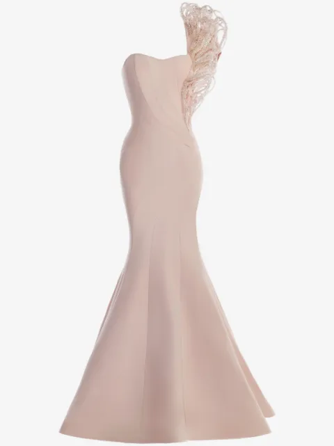 Gaby Charbachy  strapless mermaid gown