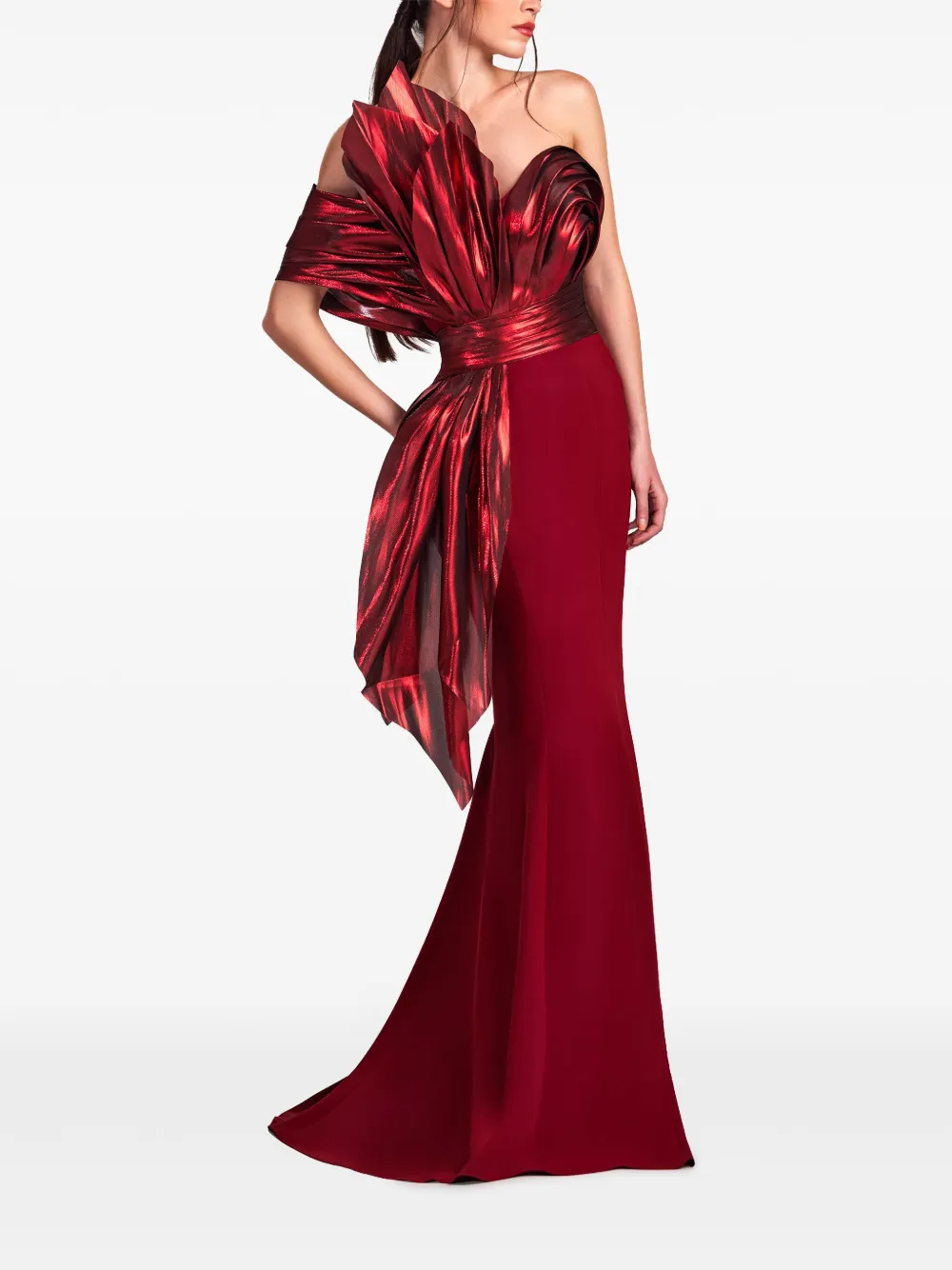 Image 2 of Gaby Charbachy  asymmetric gown