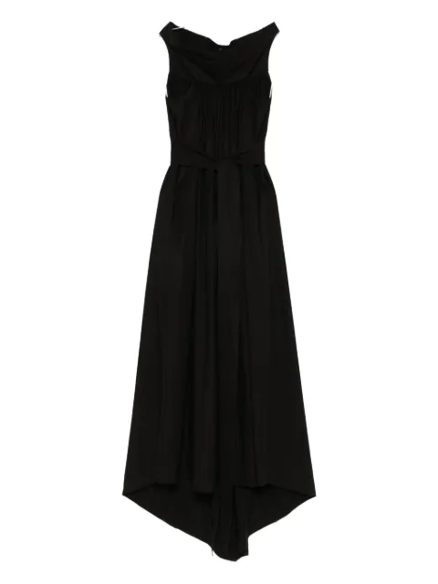 Rick Owens Maxikleid mit gerafftem Ausschnitt