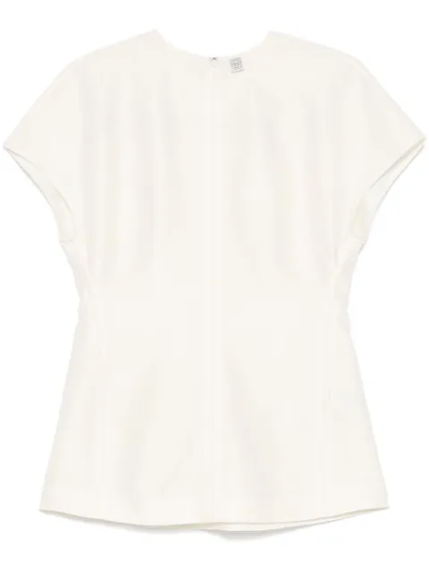 TOTEME cap-sleeve top
