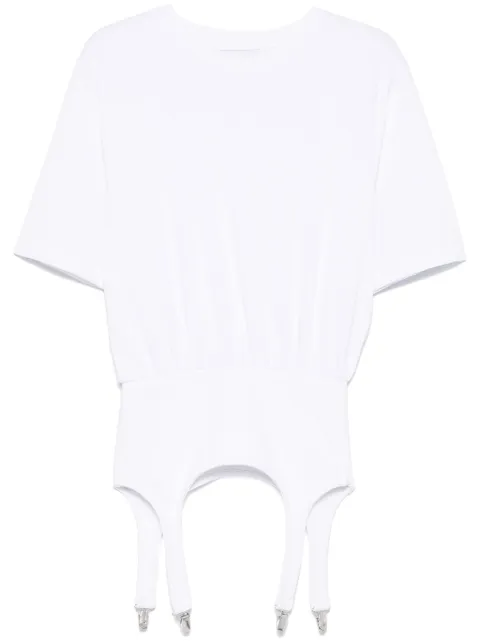 Fiorucci suspenders-detailed T-shirt