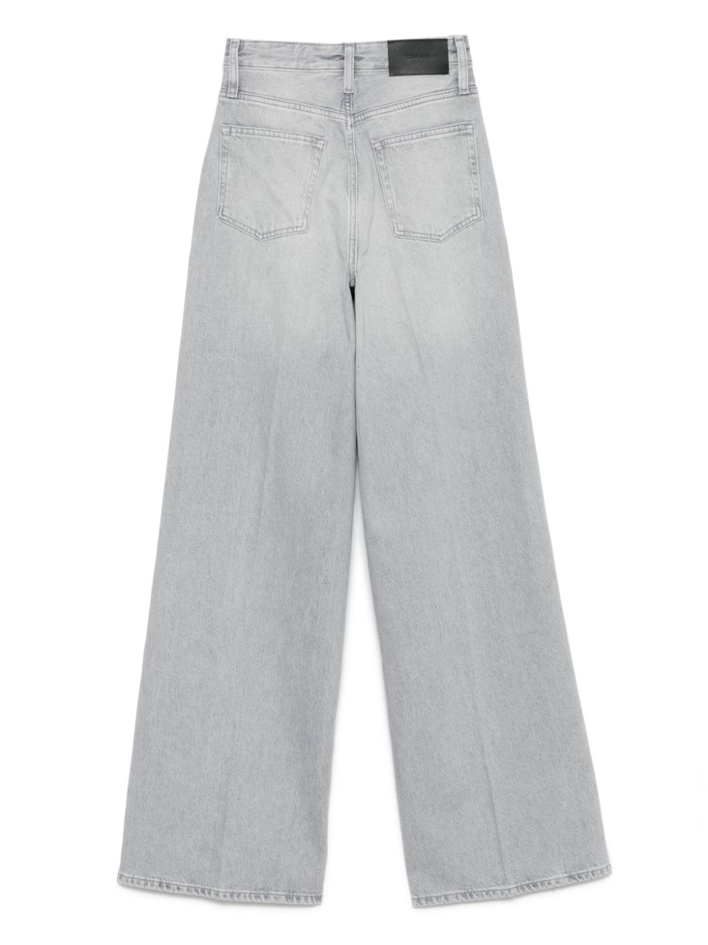 Calvin Klein High waist jeans met wijde pijpen - Grijs