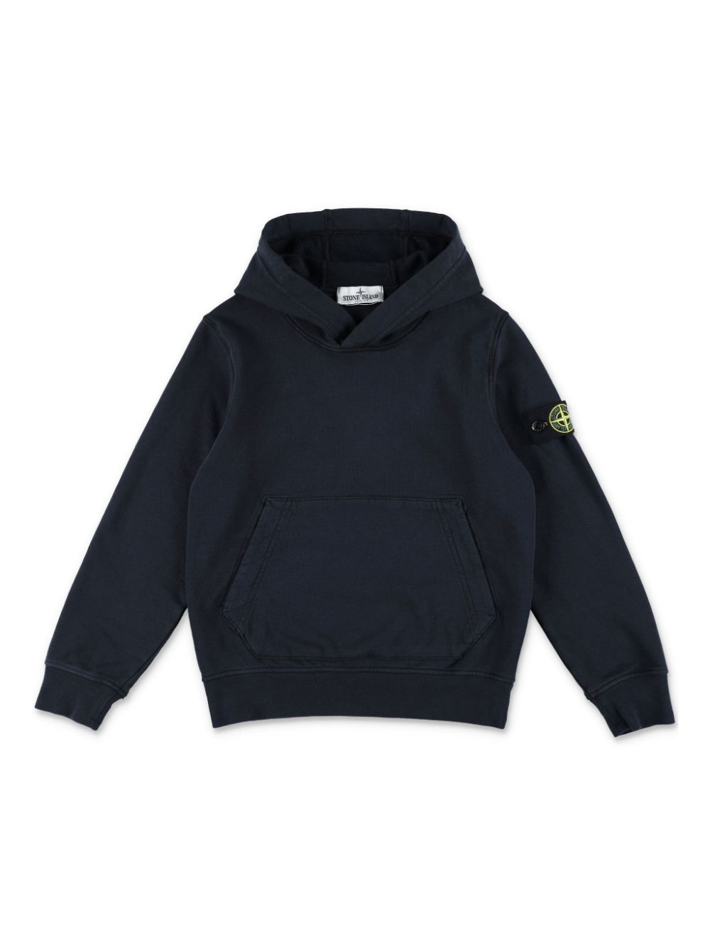 Stone Island Junior Compass-badge hoodie - Black