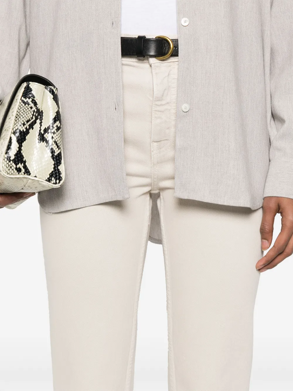 TOTEME Jeans met toelopende pijpen Beige
