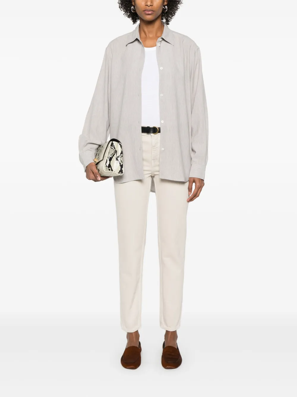TOTEME Jeans met toelopende pijpen - Beige