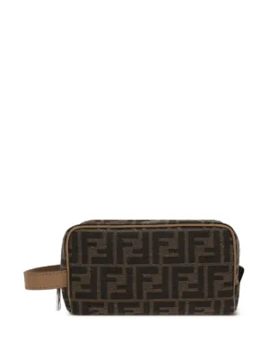 FENDI ストライプ トラベルポーチ | ブルー | FARFETCH JP