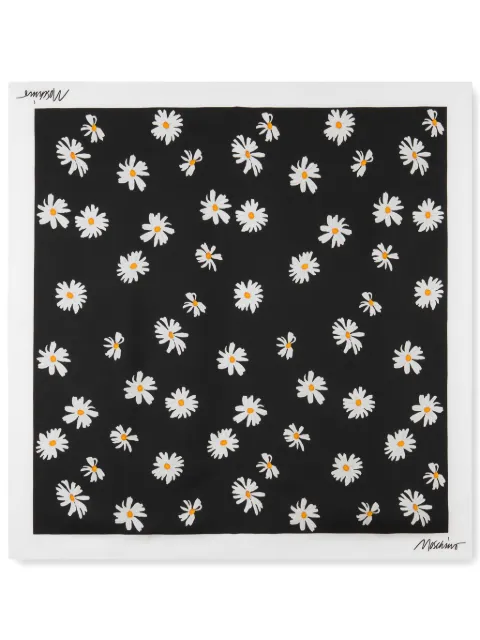 Moschino daisy-print scarf