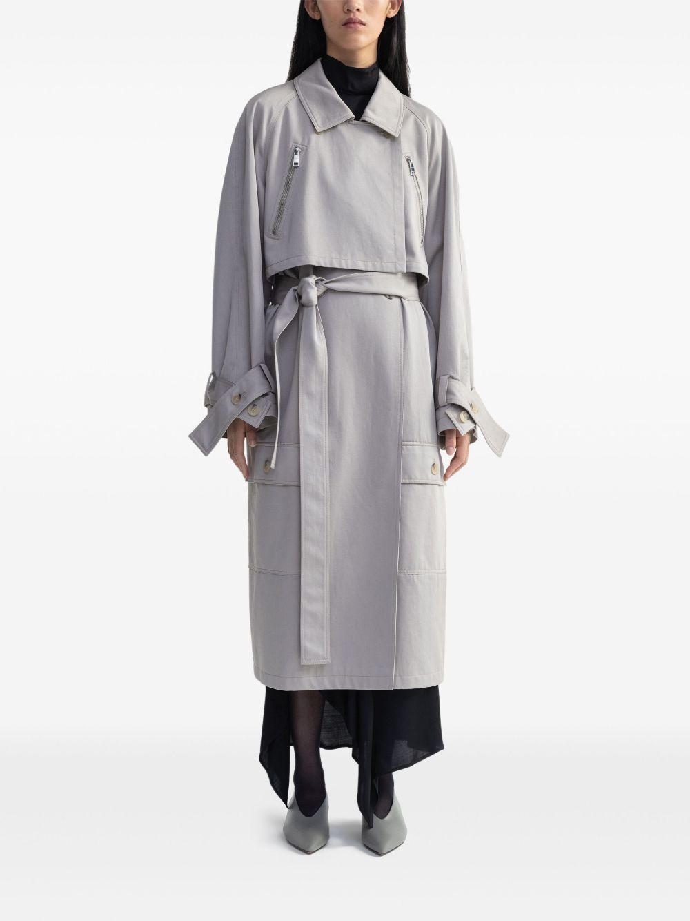 AERON Avery trenchcoat - Grijs