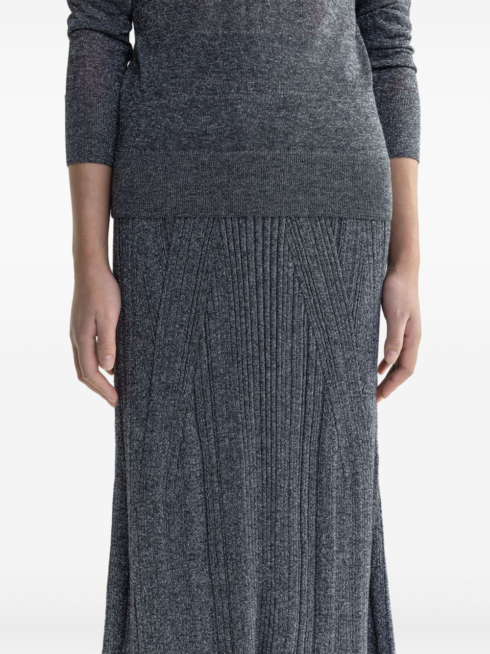 AERON MOSSY MIDI SKIRT