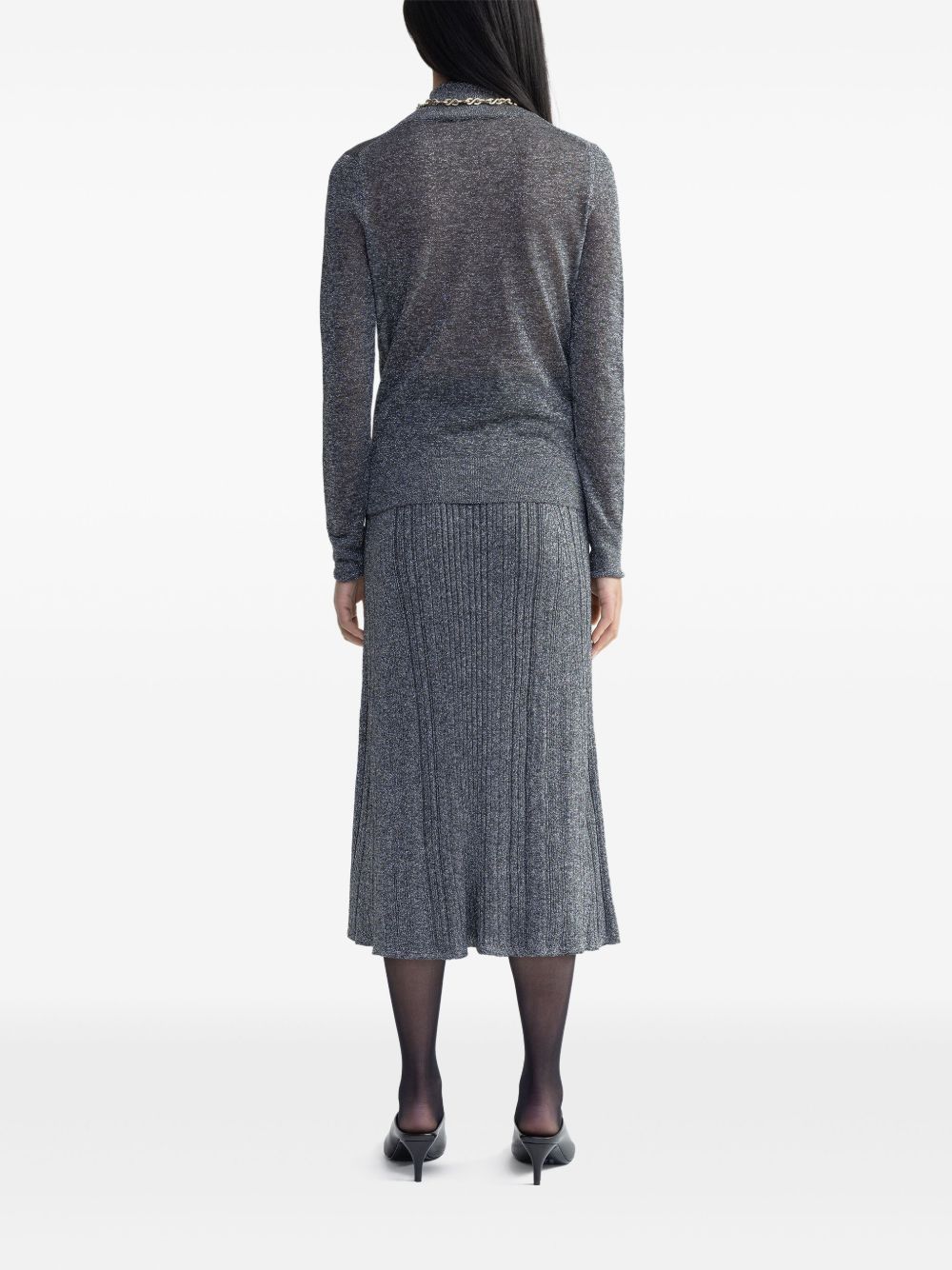 AERON MOSSY MIDI SKIRT