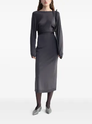 オールインワン・サロペット Aeron Gale - Scoop Neck Gathered Dress Gale Scooped Neck Gathered Dress – Beatrice the Divine