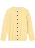 AERON round neck cardigan - Yellow