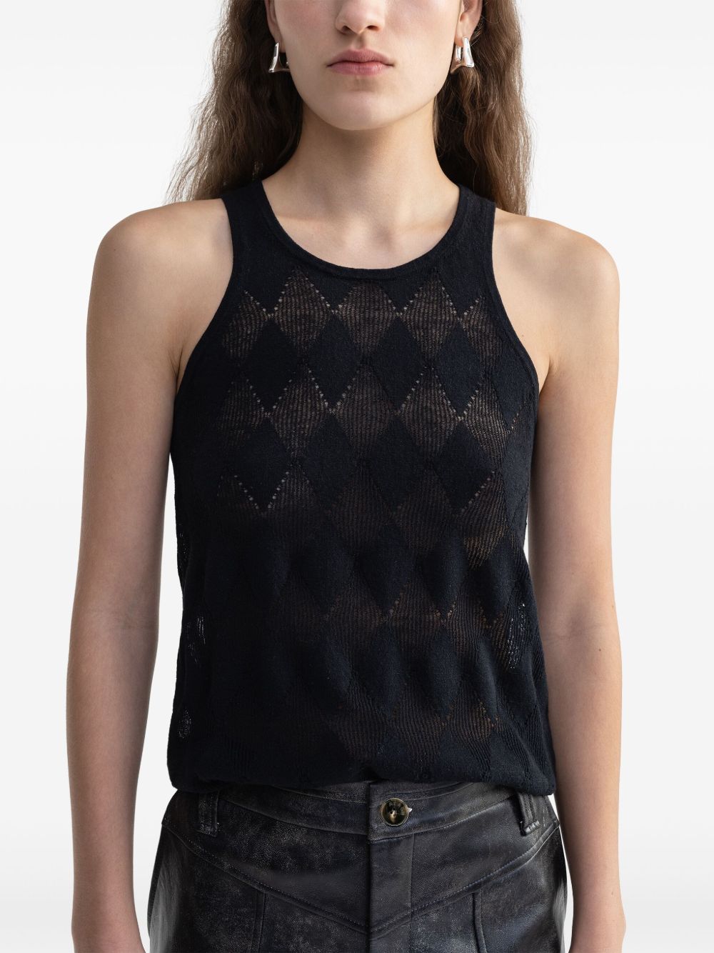 AERON GEOMETRIC TANK TOP