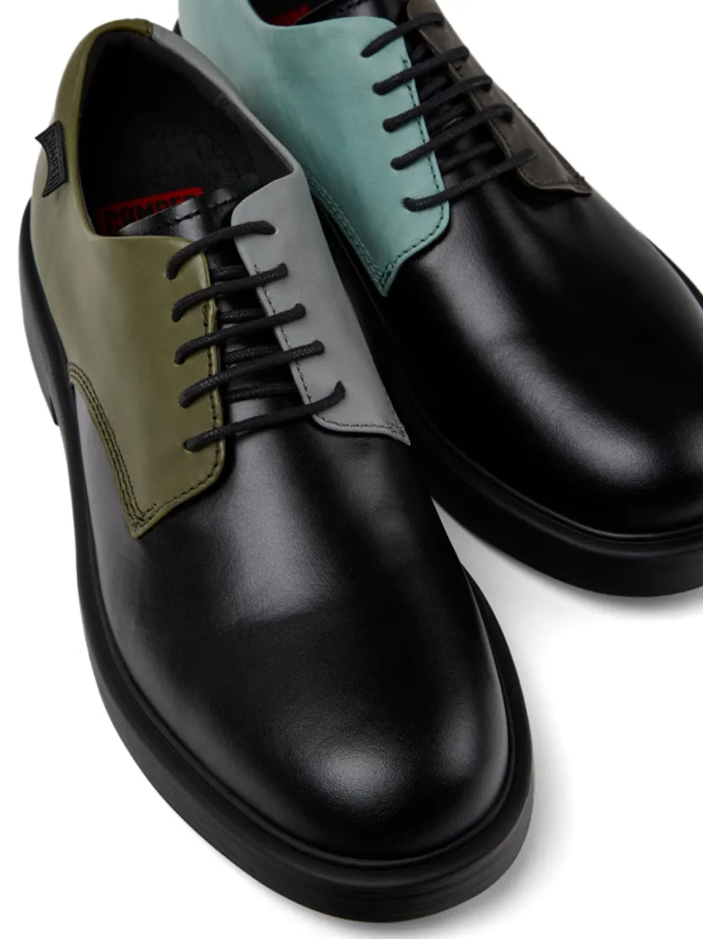 カンペール　DEAN TWINS ダービーシューズ　フラワーパーツ　新品　正規品 カンペール CAMPER TWINS / フラットシューズ （ブラック