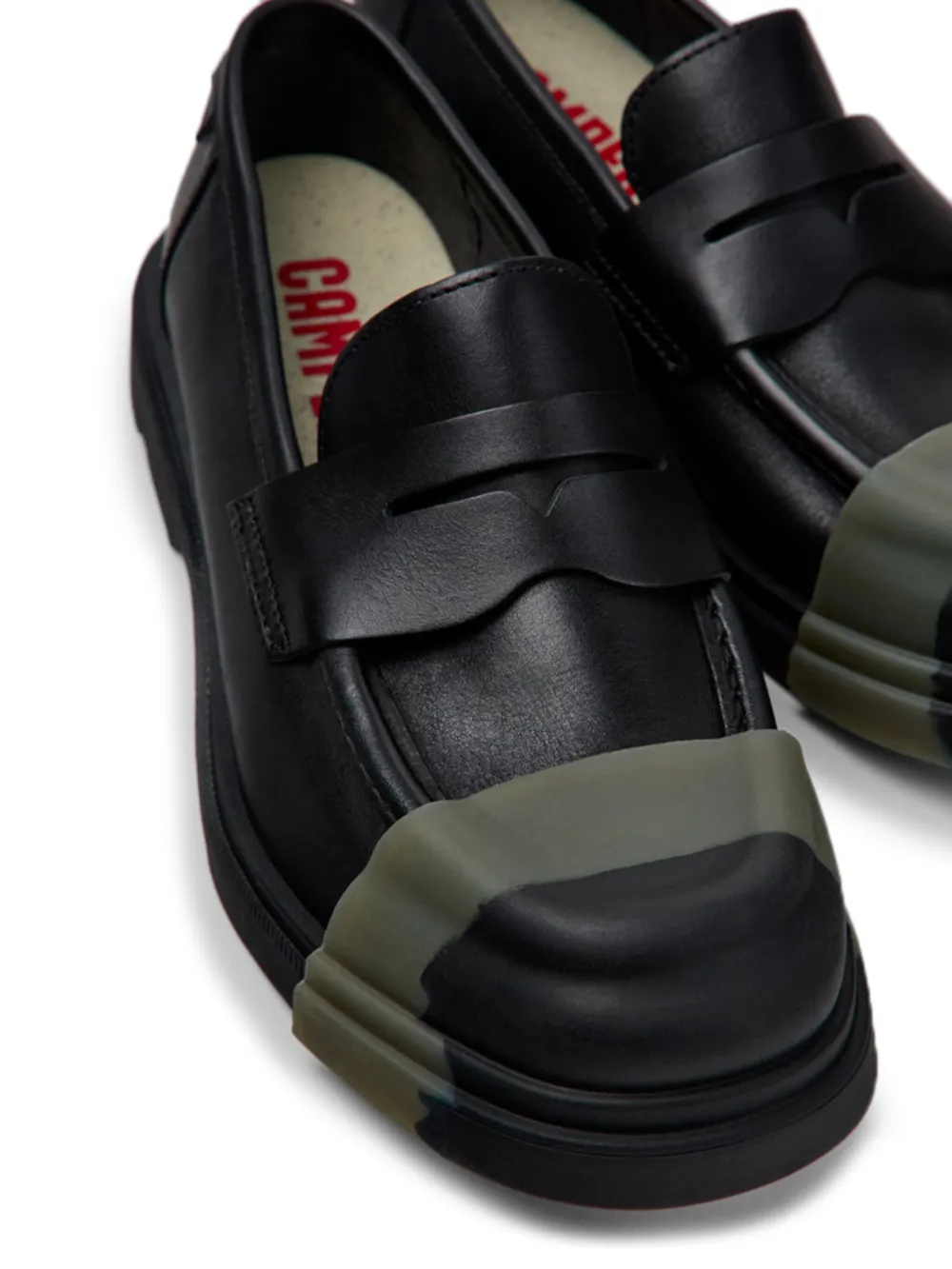 週末限定値引き）Camper ブラック ローファー 週末限定値引き）Camper