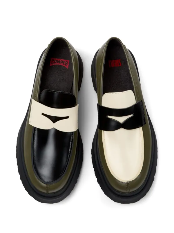 Camper Walden Twins Loafers | Green | FARFETCH