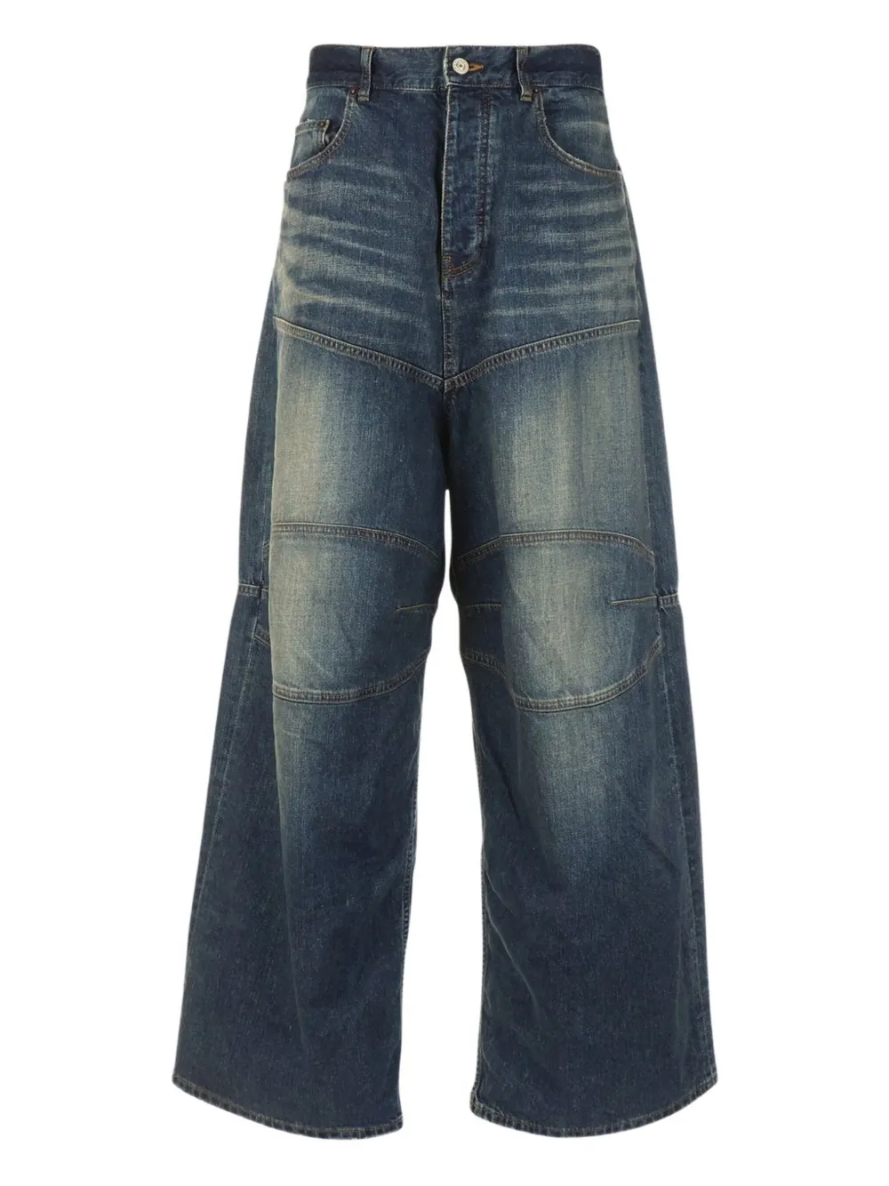 Prada logo-patch jeans Blauw