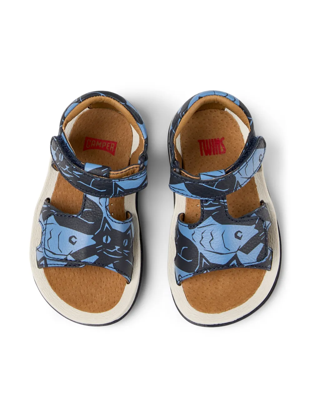 Camper Kids Bicho Twins sandals 004 BLUE