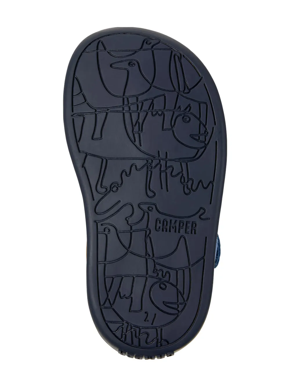 Shop Camper Bicho Sandals In 蓝色