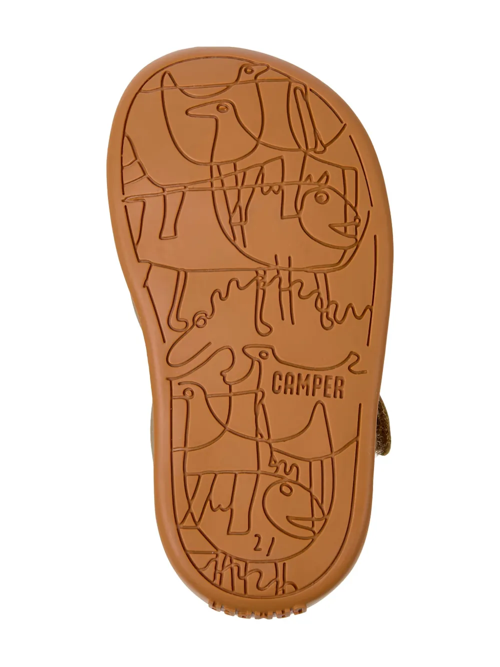 Shop Camper Bicho Sandals In Brown