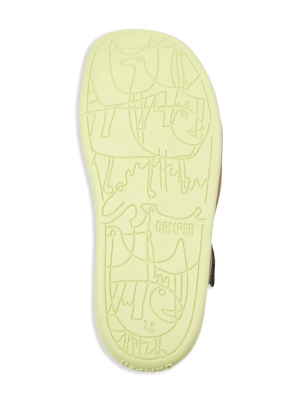 Camper Kids Bicho Twins sandalen Groen