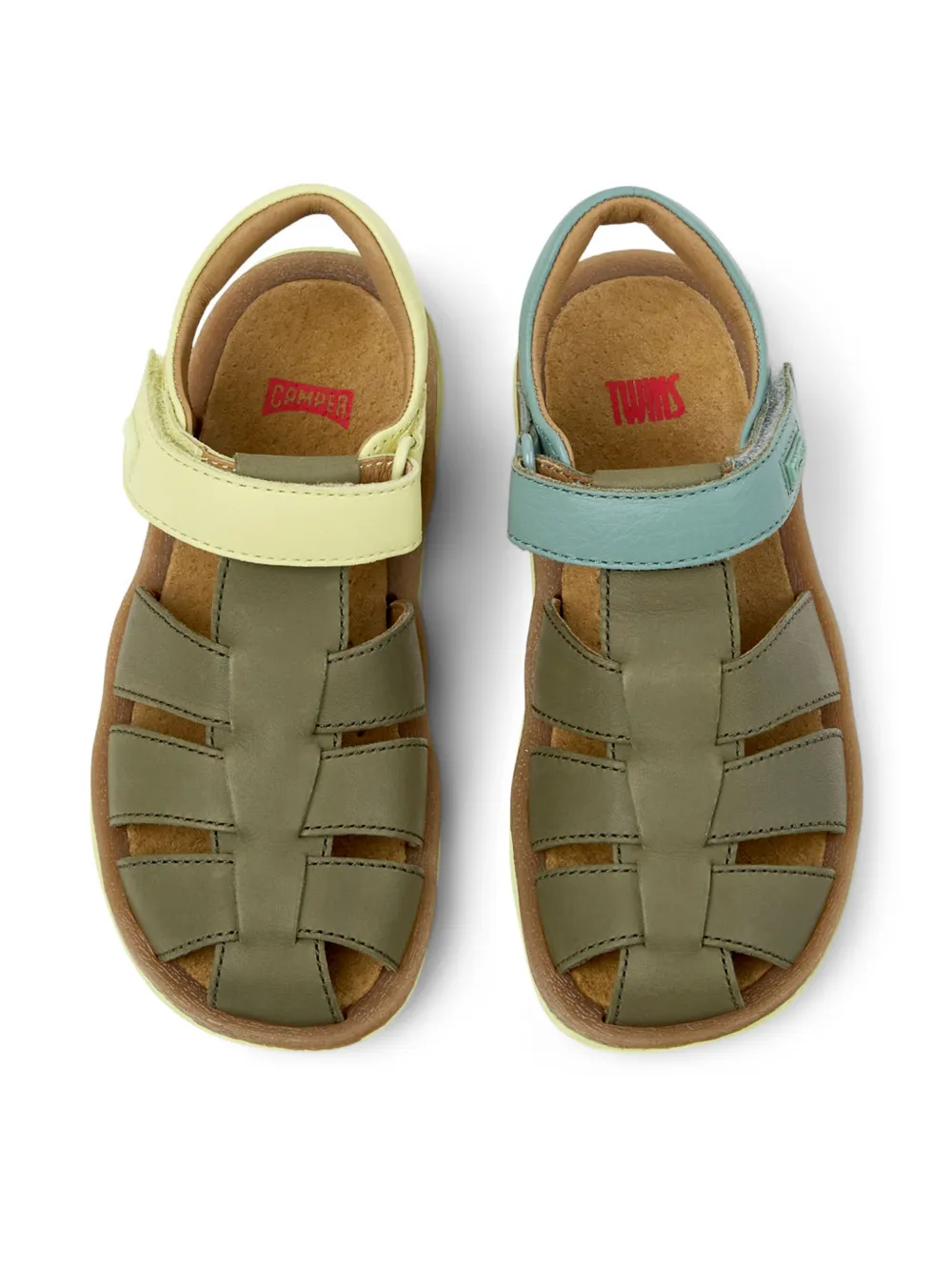 Camper Kids Bicho Twins sandalen Groen