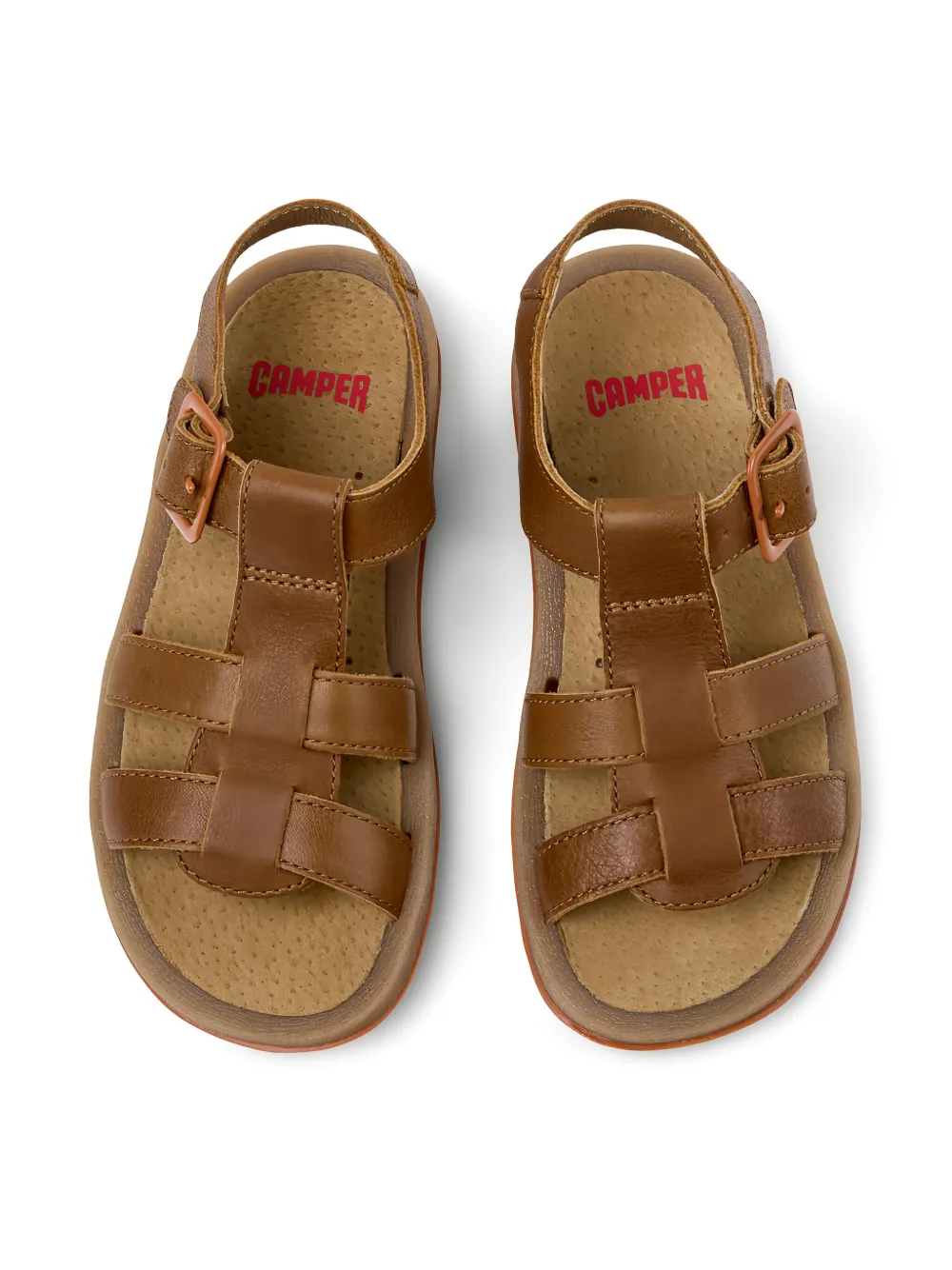 Camper Kids Bicho sandals Brown