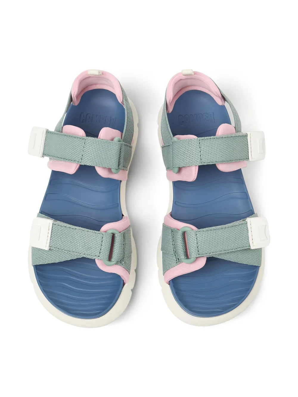 Camper Kids Oruga sandals Green