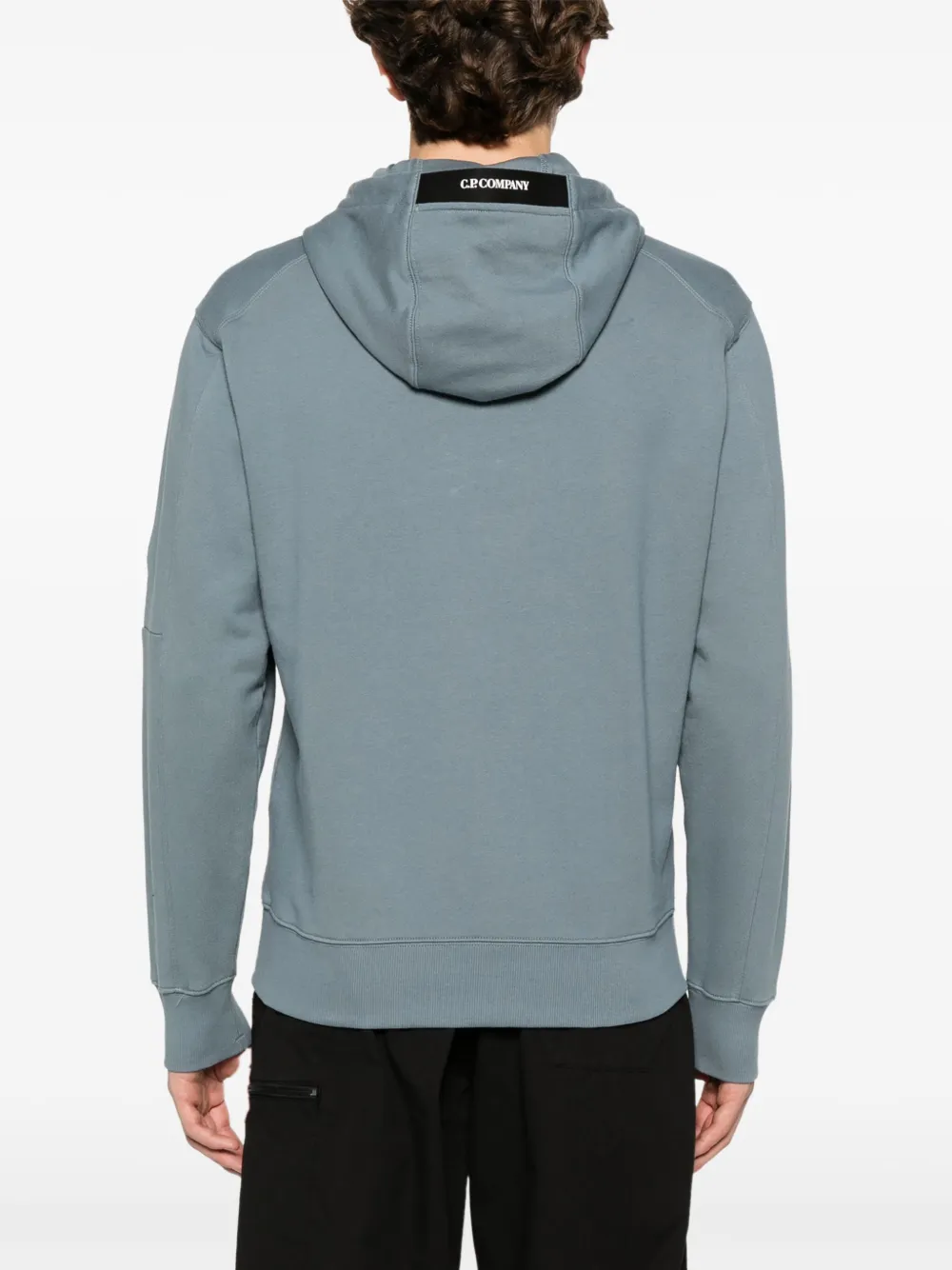 C.P. Company Hoodie met lens detail Grijs