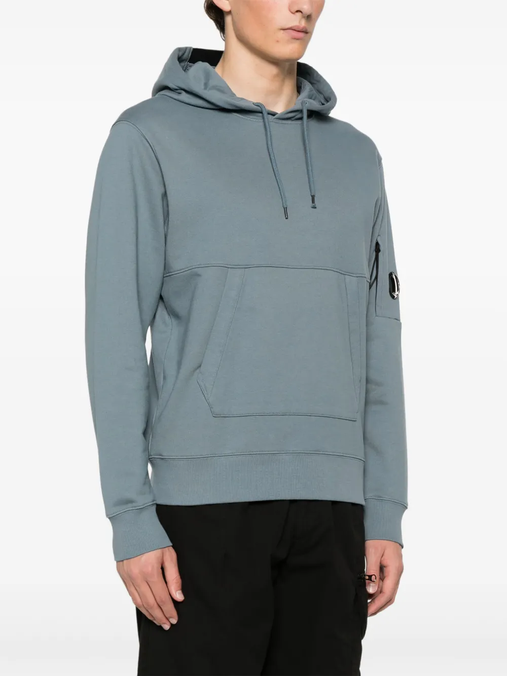 C.P. Company Hoodie met lens detail Grijs