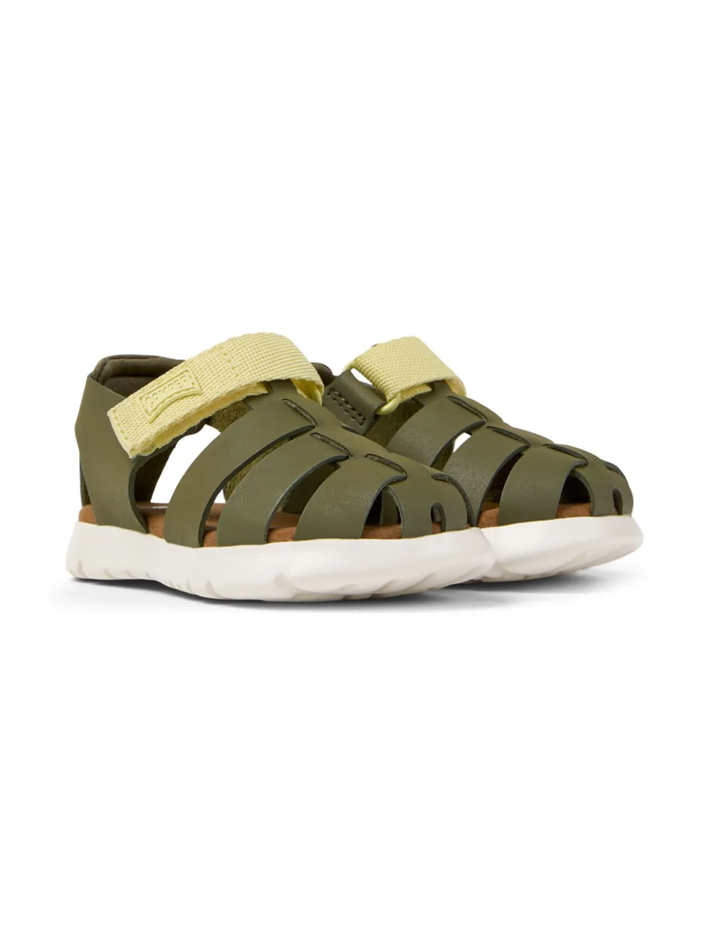 Camper Kids Oruga sandals Green