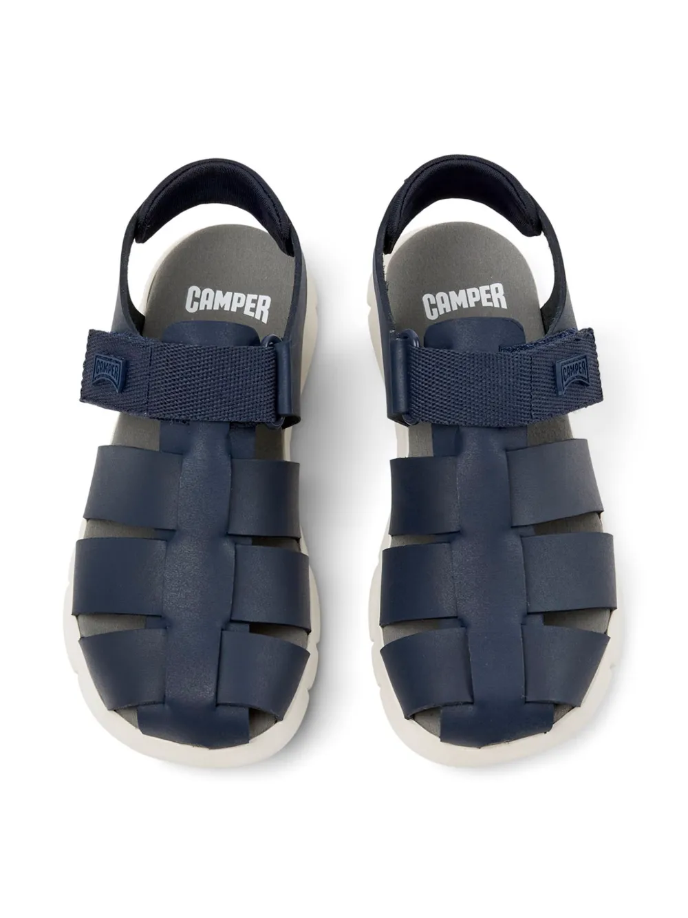 Shop Camper Oruga Sandals In Blue