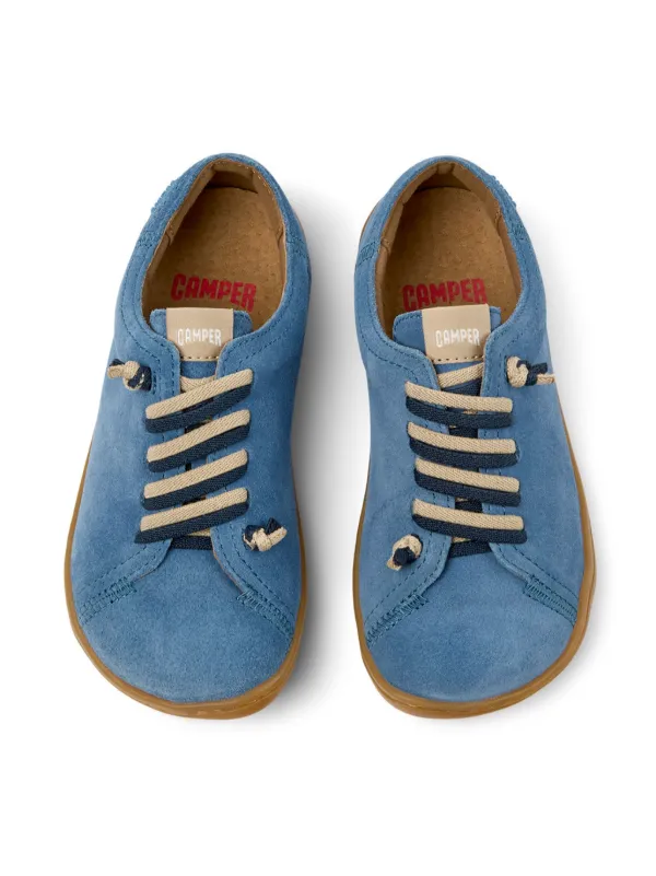 Camper Peu Cami Kids Basket - Chaussures De Sport Pour Enfants En Cuir, Semelle Caoutchouc Antidérapante