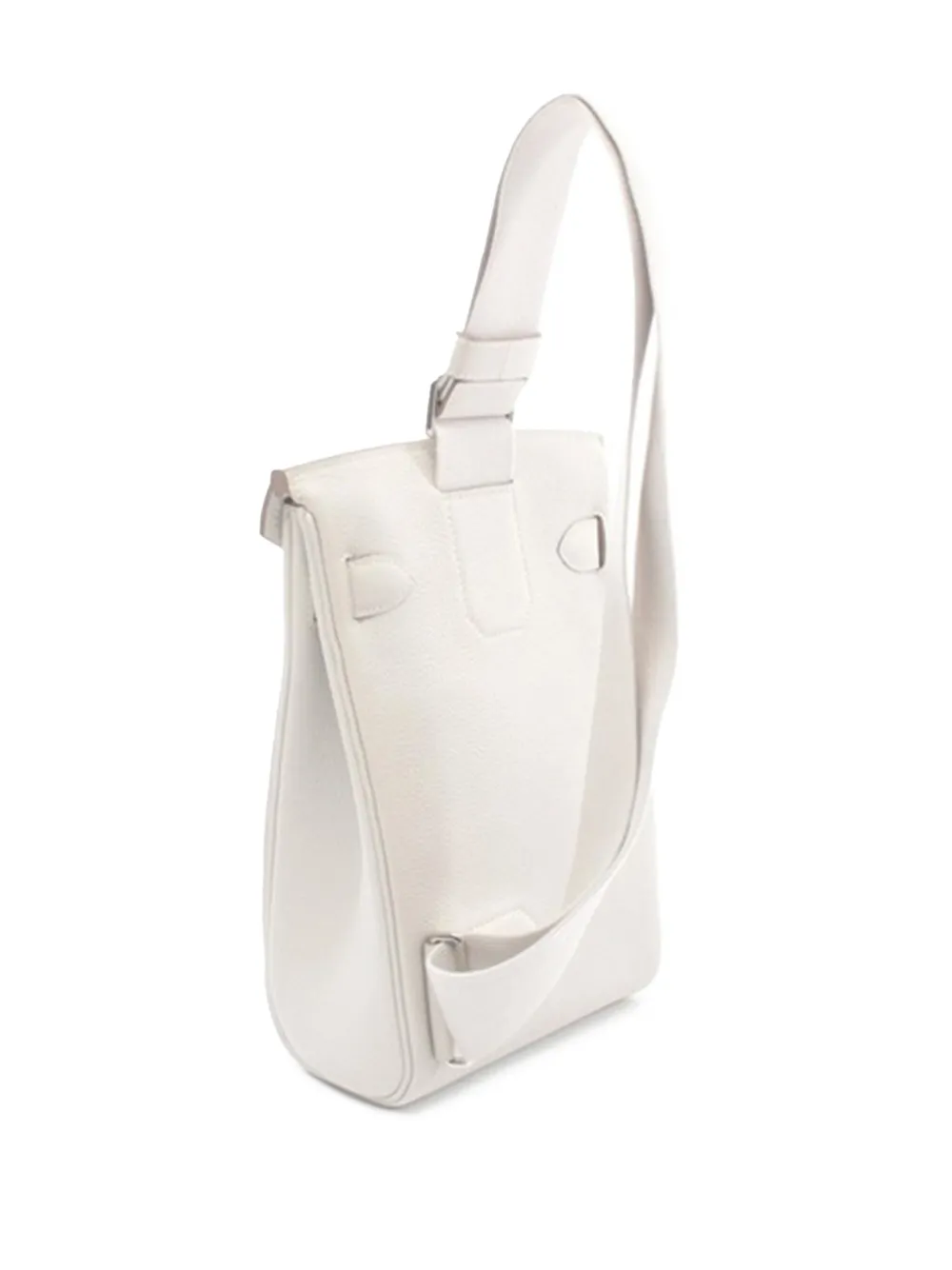 Hermès Pre-Owned 2024 Togo Kelly Hac A Dos PM rugzak - Wit